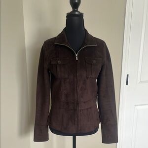 Women's Brown Suede Jacket